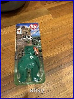 Erin The Bear Green Irish Rare Errors Nib