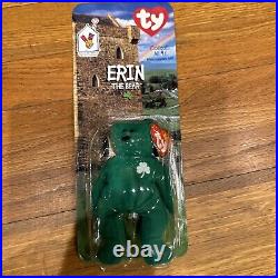 Erin The Bear Green Irish Rare Errors Nib