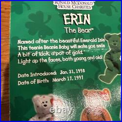 Erin The Bear Green Irish Rare Errors Nib