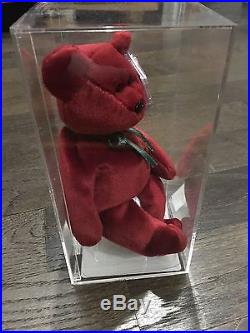 Extremely Rare 2nd Gen EMBROIDERED Cranberry NF Teddy TBB! Mwmt-MQ