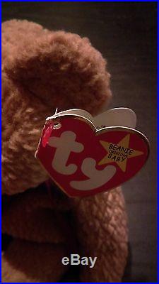 Extremely Rare Curly Bear Beanie Baby with Multiple Errors