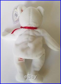 Extremely Rare! VALENTINO 1993/1994 TY Beanie Baby with 17 Errors! OBO