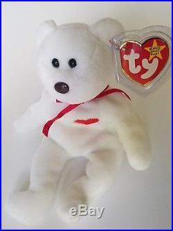 Extremely Rare! VALENTINO 1993/1994 TY Beanie Baby with 17 Errors! OBO