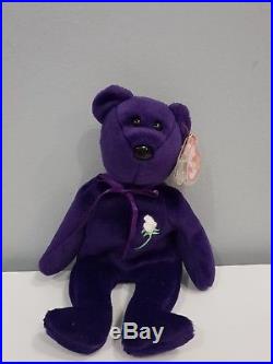 Extremley RARE Ty beanie babies princess Diana of Wales Pvc Pellets And No Space