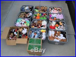 GIGANTIC TY Beanie Baby mixed lot 1,530 MINT TY Beanie Babies RARE RETIRED MWMT
