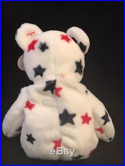 GLORY(1997) Ty BeanieBabyBearAUTHENTICATED/Rare/RetiredUSA EXCLUSIVE