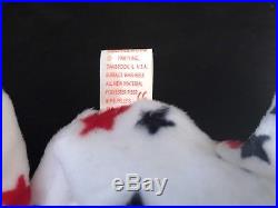 GLORY(1997) Ty BeanieBabyBearAUTHENTICATED/Rare/RetiredUSA EXCLUSIVE