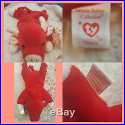 Get Your RARE RETIRED Snort Beanie Baby 1995 Edition