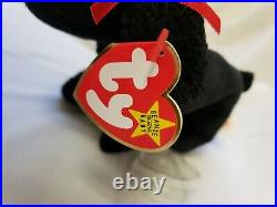 GiGi TY BEANIE BABY WITH MULTIPLE TAG ERRORS RETIRED 300 with UBER RARE EXTRA TAG