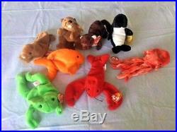 Huge Lot 100 Ty Beanie Babies Original Mixed Lot. New, All With Tags! Some Rare