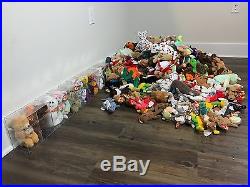 Huge Mixed Lot of 300+ TY Beanie Baby Babies Including Rare & Retired