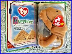 Humphrey The Camel Ty Teenie Beanie Baby Legend McDonalds RARE WITH ERRORS