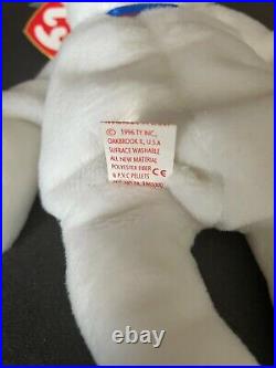 LIBEARTY the Bear Rare TY Beanie Baby with Errors PVC Pellets