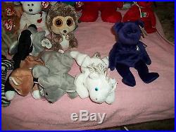 LOT OF 44Ty Beanie Babies-Original Some With Errors Or Collectable Rare Retired