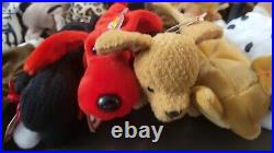 Lot Of 99 Beanie Babies, Many Rare And 1st Generation