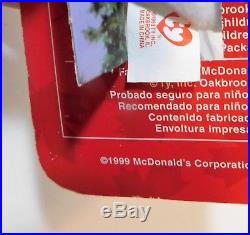 MAPLE The Bear-1999 McDonalds Ty Beanie Baby with rare errors 1993, OakBrook
