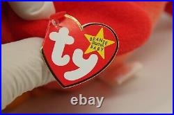 MINT Rare 1996 STRUT Ty Beanie Baby PVC Pellets TAG ERRORS
