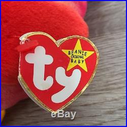 MISTAKES VERY RARE TY Beanie Babies Collection STRUT, ROOSTER 8 PVC PELLETS