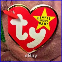 MWNMT Rare Ty Beanie Baby Batty Bat 1996 1st Gen Canadian PVC Tush Ships FREE