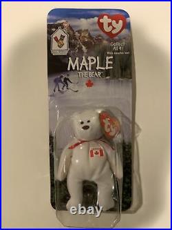 Details about   Ty Maple the Bear Mcdonalds Beanie Babies 1999 Sealed Package 