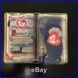 Details about   McDonalds Legend Peanut The Royal Blue Elephant TY Beanie Baby 1995 Retired-Rare 