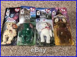 Mcdonalds Ty Beanie Babies Lot Of 4. Extremely Rare Tag Error Set. OBO