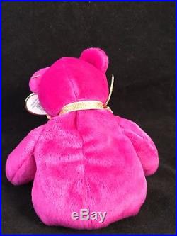 Millennium (1999)Ty BeanieBaby BearAUTHENTICATED/Rare/Retired