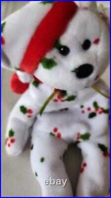 Mint Rare 1998 TY Holiday Teddy