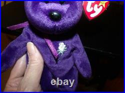 NEW RETIRED RARE Princess Diana 1997 ty Beanie Baby Original Vintage Collection