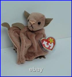 Nwt, Batty The Bat Beanie Baby, 1996, Retired, Rare