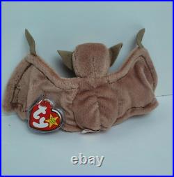 Nwt, Batty The Bat Beanie Baby, 1996, Retired, Rare