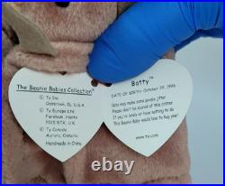 Nwt, Batty The Bat Beanie Baby, 1996, Retired, Rare