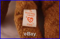 Original Retired Mint Rare Beanie Baby Curly With Errors