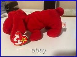 Original Ty Rover Beanie Baby 1996 with multiple Rare Errors