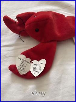 PINCHERS Beanie Baby 1993 Rare and Retired PVC Pellets