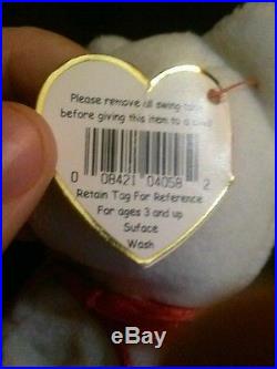 Please Read Rare! Valentino Ty Beanie Baby Misspelled Swing Tag & P. V. C + More