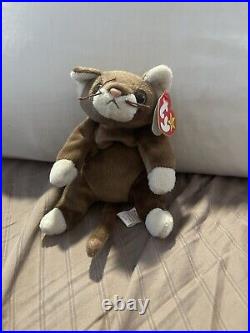 Pounce The Cat beanie baby 1997 Rare With Errors