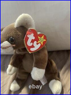 Pounce The Cat beanie baby 1997 Rare With Errors