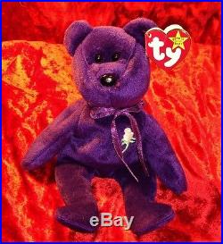Princess Di Rarest Beanie Baby Ever Has The Red Heart on the Tag 1997 RARE