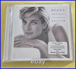 Princess Diana 1997 Beanie Baby with Buddy, P. E. Pellet Rare. + Cd Diana Tribute