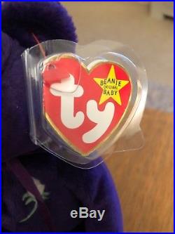 Princess Diana Beanie Baby 1st Edition Rare (GHOST VERSION) Must See