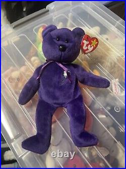 Princess Diana Bear Ty Beanie Baby (Rare) 1977