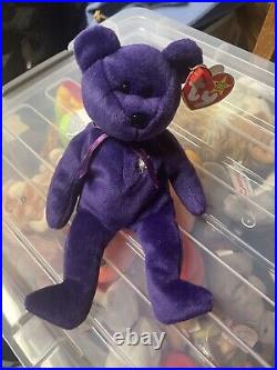 Princess Diana Bear Ty Beanie Baby (Rare) 1977