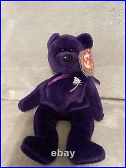 Princess Diana Retired TY Beanie Baby 1st Edition EXTREMELY RARE 1997 MINT