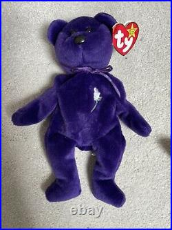 Princess Diana Ty Beanie Baby 1st Edition Made in Indonesia No Space PVC Rare