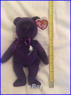 Princess Diana Ty Beanie Baby, very rare and in excellent Condition 1ST EDITION