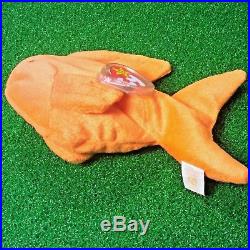 RARE 1994 GOLDIE The GOLDFISH Ty Beanie Baby RETIRED PVC Plush Toy FREE SHIPPING