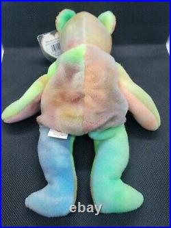 RARE 1996 RETIRED TY BEANIE BABY Peace WITH MANY ERRORS EXCELLENT CONDITION