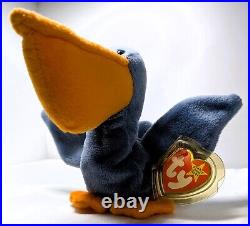 RARE 1996 SCOOP the Pelican Ty Beanie Baby