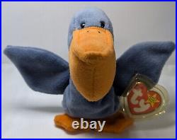 RARE 1996 SCOOP the Pelican Ty Beanie Baby